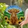 Highland Cow Calf Shaggy Fur Sunflowers Tiffany Stained Glass Pastoral Landscape Stained Glass Suncatcher - 2