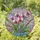 Stained Glass Orchid Flowers 'Mom' Translucent Mosaic - Jewel Tone Floral Mother's Day Gift Stained Glass Suncatcher - 1