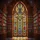 Opulent Library Stained Glass Window Chandelier Bookshelf Tiffany Style Art Home Decor Stained Glass Suncatcher - 5