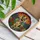 German Shepherd Stained Glass Art - Tiffany Style Dog Portrait Poppies Lupines Max Stained Glass Suncatcher - 3