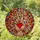 Intricate Stained Glass Peace Sign Hand with Red Heart Mosaic Tiffany Glass Art Stained Glass Suncatcher - 1