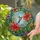 Stained Glass Hummingbird Hibiscus Crescent Moon Botanical Garden Mosaic Jewel Tones Stained Glass Suncatcher - 2