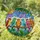 Six Colorful Songbirds Tiffany Stained Glass Mosaic Art - Branch Foliage Jewel Tone Decor Stained Glass Suncatcher - 1