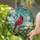 Red Cardinal Magnolia Stained Glass Tiffany Style Art - Nature Inspired Home Decor Gift Stained Glass Suncatcher - 2