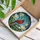 Red Cardinal Magnolia Stained Glass Tiffany Style Art - Nature Inspired Home Decor Gift Stained Glass Suncatcher - 3