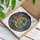 Golden Crescent Moon Dragonfly Daisy Celestial Garden - Tiffany Glass Style Art Stained Glass Suncatcher - 3