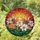 Tiffany Stained Glass Setting Sun White Lily Flowers Mosaic - Detailed Sunset Sky Stained Glass Suncatcher - 1