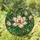Magnolia Flower Stained Glass Tiffany Style - Botanical Mosaic Intricate Organic Pattern Stained Glass Suncatcher - 1