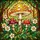 Stained Glass Toadstool Mushroom Forest Foliage Dappled Sunlight Tiffany Art Glowing Jewels Stained Glass Suncatcher - 5