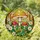 Stained Glass Toadstool Mushroom Forest Foliage Dappled Sunlight Tiffany Art Glowing Jewels Stained Glass Suncatcher - 1