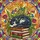 Colorful Intricate Tiffany Stained Glass Sleeping Tuxedo Cat Books Wildflowers Mosaic Abstract Patterns Stained Glass Suncatcher - 5