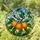 Tiffany Style Stained Glass Oranges Blossom Leaves Detailed Mosaic Art Stained Glass Suncatcher - 1