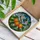 Tiffany Style Stained Glass Oranges Blossom Leaves Detailed Mosaic Art Stained Glass Suncatcher - 3