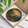 Grizzly Bear Stained Glass Sunset Mountain Evergreen Forest Autumn Foliage Decor Stained Glass Suncatcher - 3