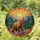 Grizzly Bear Stained Glass Sunset Mountain Evergreen Forest Autumn Foliage Decor Stained Glass Suncatcher - 1