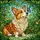 Corgi Dog Butterfly Stained Glass Mosaic - Intricate Jewel Tone Tiffany Art & Greenery Stained Glass Suncatcher - 5