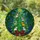 Christmas Tree Seven Cats Stained Glass Star Bow Pine Snowflakes Holiday Gift Stained Glass Suncatcher - 1