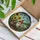 Jovial Garden Gnome Sunflowers Bumblebees Tiffany Glass Garden Mosaic Scene Art Stained Glass Suncatcher - 3