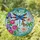 Dragonfly Butterfly Stained Glass Flowers & Leaves - Tiffany Style Mosaic Home Decor Gift Stained Glass Suncatcher - 1