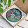 Dragonfly Butterfly Stained Glass Flowers & Leaves - Tiffany Style Mosaic Home Decor Gift Stained Glass Suncatcher - 3