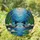 Swimming Loons Stained Glass Tiffany Style Water Lily Lake Reeds Cattails Jewel Tone Art Stained Glass Suncatcher - 1