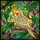 Tiffany Style Stained Glass Cockatiel Bird Art - Garden Foliage Sun-Dappled Design Stained Glass Suncatcher - 5