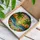 Tropical Sunset Ocean Palm Trees Hibiscus Stained Glass - Beach Seascape Art Stained Glass Suncatcher - 3