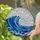 Tiffany Style Ocean Wave Stained Glass - Dynamic Crashing Waves & Iridescent Sky Art Stained Glass Suncatcher - 2