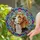 Beagle Dog Stained Glass Portrait - Tiffany Style Jewel Tones Full Frame Mosaic Art Stained Glass Suncatcher - 2
