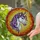 Majestic Unicorn Head Golden Horn Purple Mane Tiffany Stained Glass Mosaic Art Stained Glass Suncatcher - 2