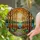 Stained Glass Autumn Forest Pathway - Radiant Sun Water Scene Tiffany Jewel Tone Art Stained Glass Suncatcher - 2