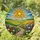 Vibrant Tiffany Stained Glass Radiant Sun Wildflowers Poppies Rolling Hills Mosaic Stained Glass Suncatcher - 1