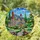 Highly Detailed Tiffany Style Stained Glass Cottage - Garden Flower Path Scenery Stained Glass Suncatcher - 1