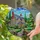 Highly Detailed Tiffany Style Stained Glass Cottage - Garden Flower Path Scenery Stained Glass Suncatcher - 2