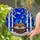 Robins Winter Nest Stained Glass Art - Tiffany Style Jewel Tones Winter Snow Bird Scene Stained Glass Suncatcher - 2