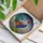 Vibrant Rooster Stained Glass Mosaic Art - Tiffany Style Jewel Tone Flower Garden Home Decor Stained Glass Suncatcher - 3