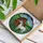 Chestnut Brown & White Horses Tiffany Style Glass - Wildflower Green Hills Mosaic Art Stained Glass Suncatcher - 3