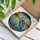 Great Blue Heron Colorful Stained Glass - Tiffany Style Reeds Blossoms Water Landscape Stained Glass Suncatcher - 3
