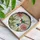 Ruby-Throated Hummingbird Pink Zinnia Tiffany Stained Glass Mosaic Art Nature Lover Gift Stained Glass Suncatcher - 3