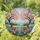 Stained Glass Cherry Blossom Trees Wildflowers Mountain Landscape Tiffany Style Jewel Tones Stained Glass Suncatcher - 1