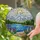 Majestic Snow-Capped Mountain Lake Forest Wildflower Tiffany Stained Glass Landscape Scene Stained Glass Suncatcher - 2