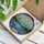 Majestic Snow-Capped Mountain Lake Forest Wildflower Tiffany Stained Glass Landscape Scene Stained Glass Suncatcher - 3