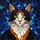 Domestic Cat Green Eyes Stained Glass Mosaic Art - Intricate Tiffany Cat Lover Home Gift Stained Glass Suncatcher - 5