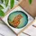 Ginger Tabby Cat Stained Glass Suncatcher - Emerald Eyes Tiffany Style Art Home Decor - 3