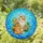 Orange Tabby White Cat Stained Glass Seascape Art - Tiffany Mosaic Jewel Tone Ocean Stained Glass Suncatcher - 1