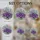 Tiffany Stained Glass Purple Blossom Bouquet - Iridescent Textured Mosaic Art Stained Glass Suncatcher - 4