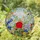 Red Rose Floral Bouquet Stained Glass Tiffany Style - Summer Sky Floral Bloom Art Stained Glass Suncatcher - 1