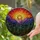 Glowing Sun Mountain Landscape Tiffany Stained Glass Style Art - Sunset Forest Scenic Decor Stained Glass Suncatcher - 2