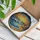 Tiffany Style Jewel Tone Stained Glass Ocean Waves Beach Sun Coastal Cliffs & Mountains Stained Glass Suncatcher - 3