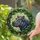Hippo Stained Glass Holly Wreath Fairy Lights - Festive Christmas Holiday Gift for Hippo Lovers Stained Glass Suncatcher - 2